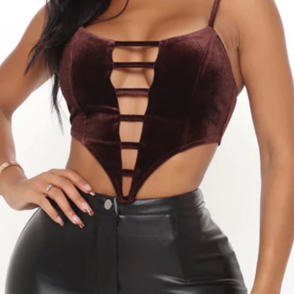Fashion Nova Corset Crop Top